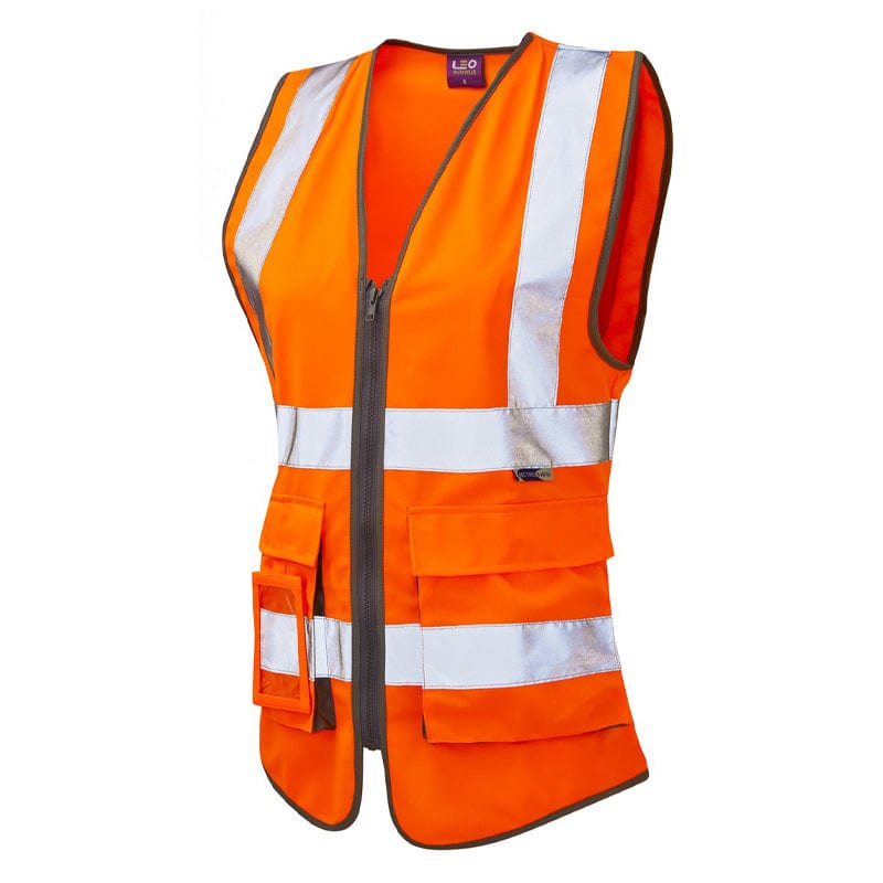 orange leo workwear vest
