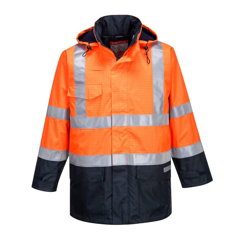 orange multi purpose flame retardant jacket