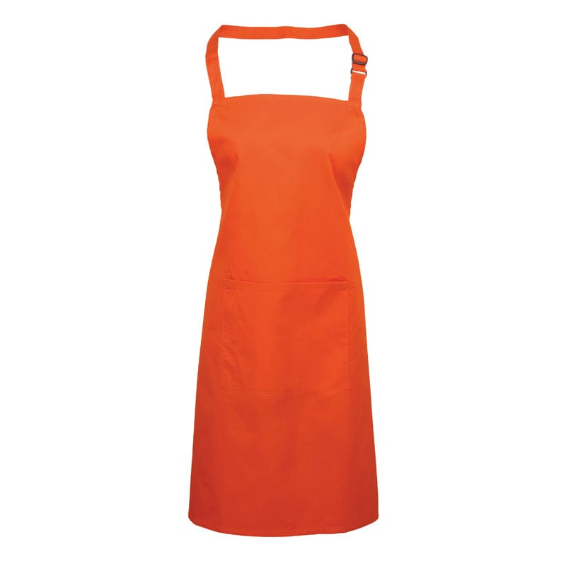 orange premier workwear apron pr154
