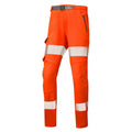 orange womens cargo trousers