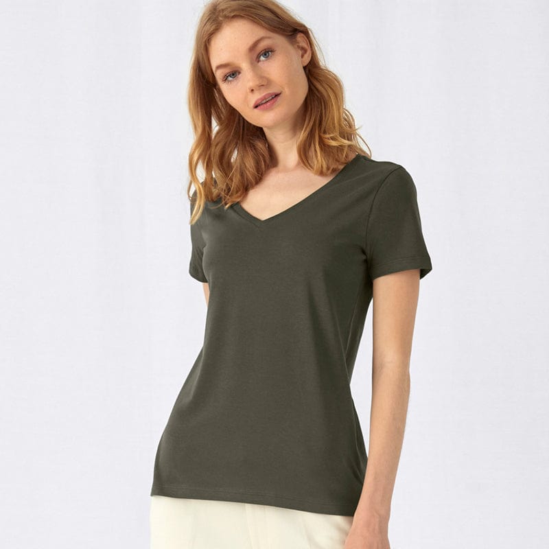 organic cotton v neck t shirt