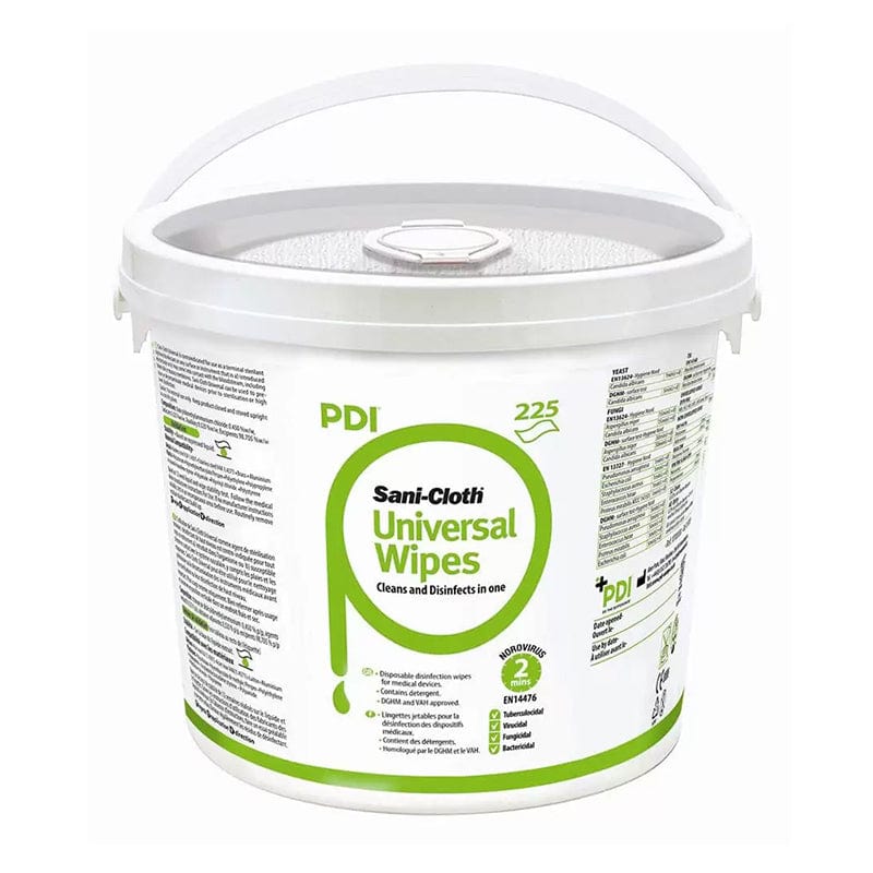 pdi sani cloth af universal wipes bucket
