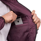 phone pocket hooded jacket