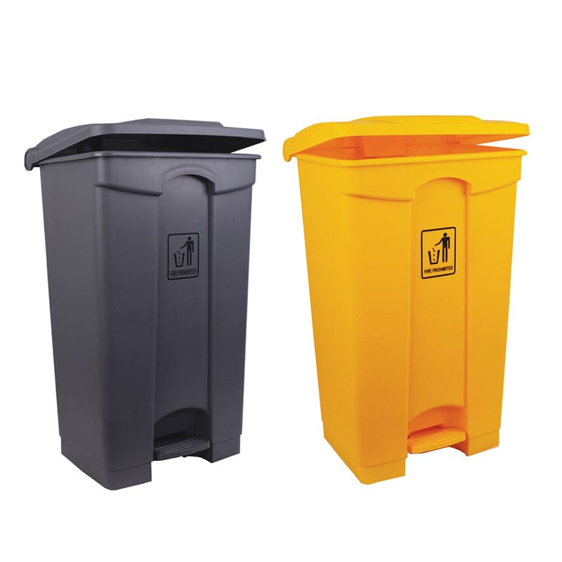 polypropylene pedal bin 87l