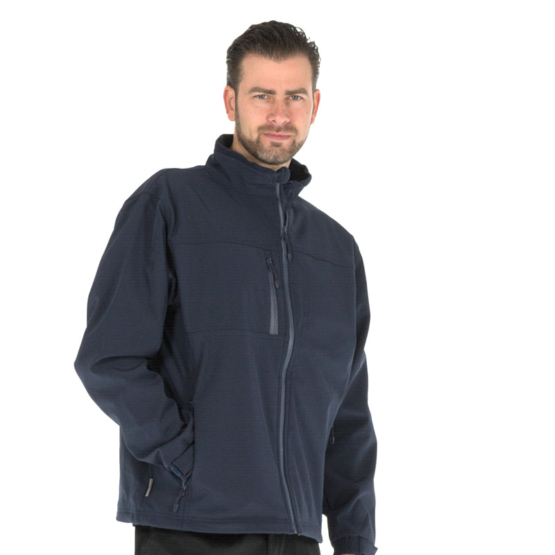 portwest 3 layer softshell jacket tk50 navy