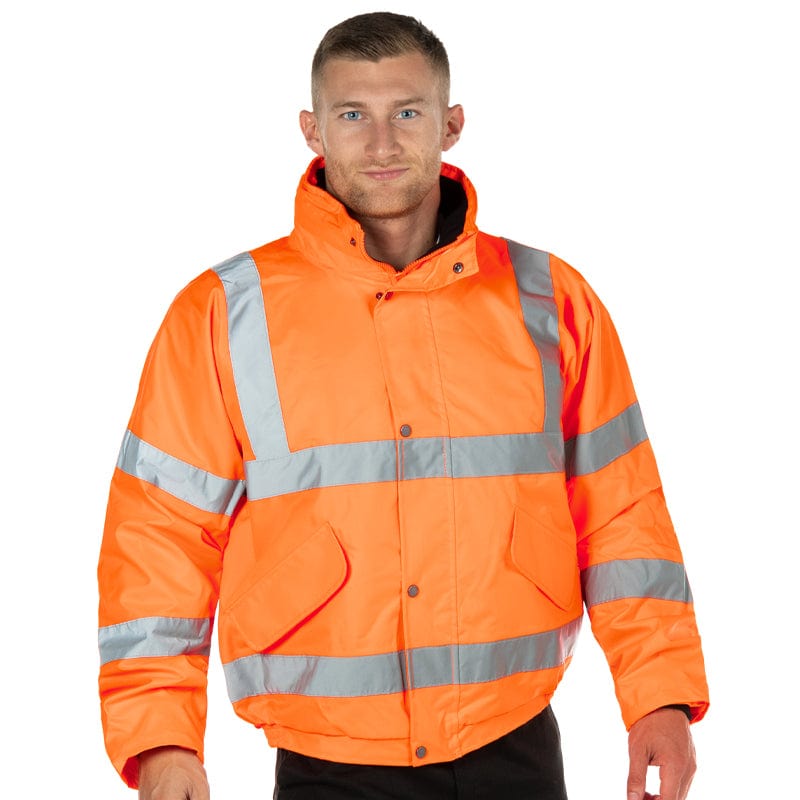 portwest hi vis breathable bomber jacket rt62