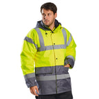 portwest hi vis contrast traffic jacket s466
