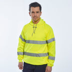 portwest hi vis hooded sweatshirt b304