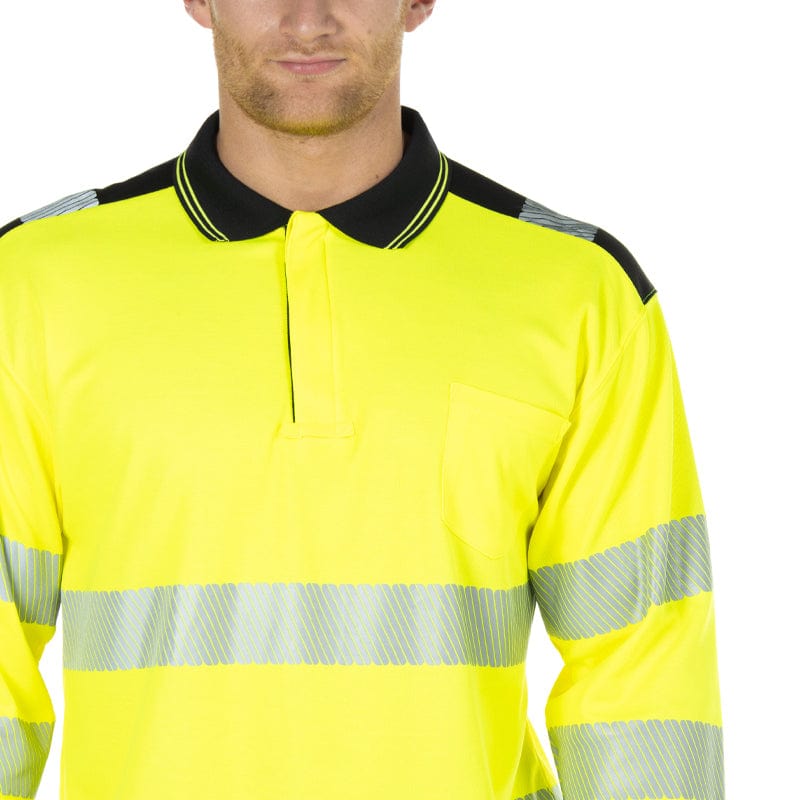 portwest hi vis modern polo