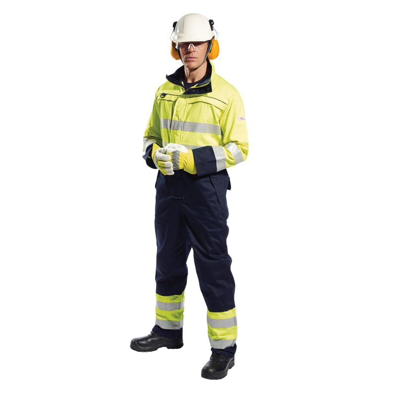 portwest hi vis multi norm coverall fr60
