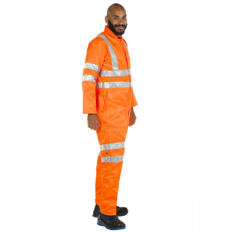 portwest hi vis poly cotton coverall rt42