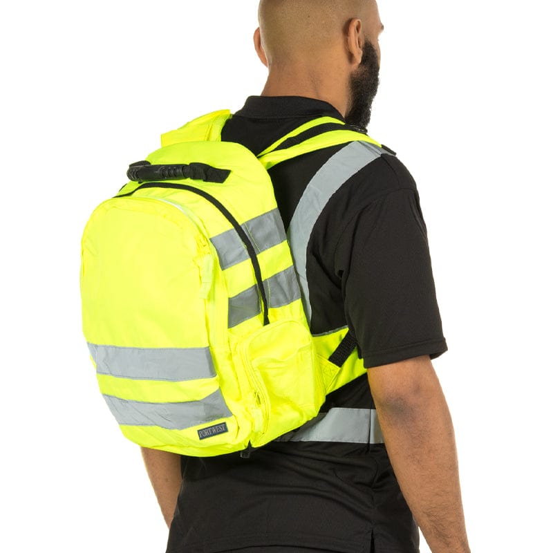 portwest hi vis rucksack b905