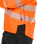 portwest hi vis zip detail