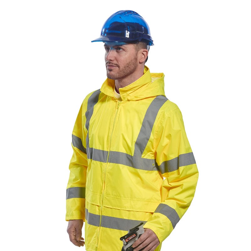 portwest high vis rain jacket h440