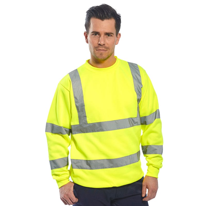 portwest high vis sweatshirt b303