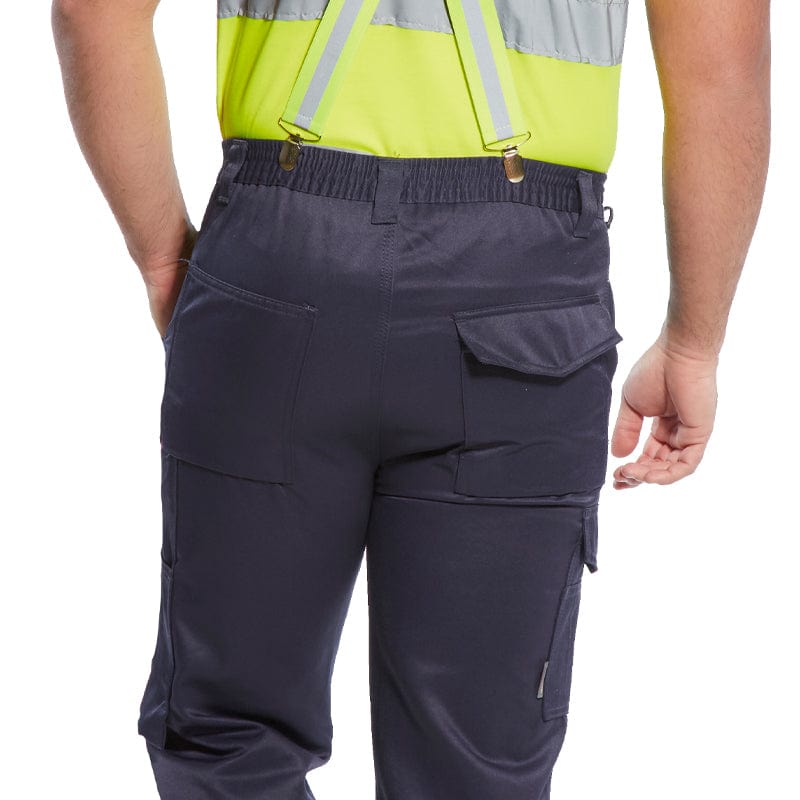 portwest pocket trousers hi vis