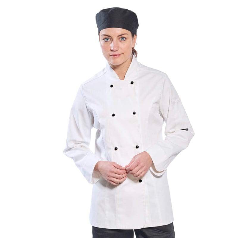 portwest rachel ladies chefs jacket