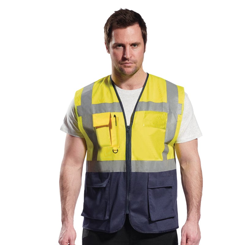 portwest warsaw hi vis executive vest