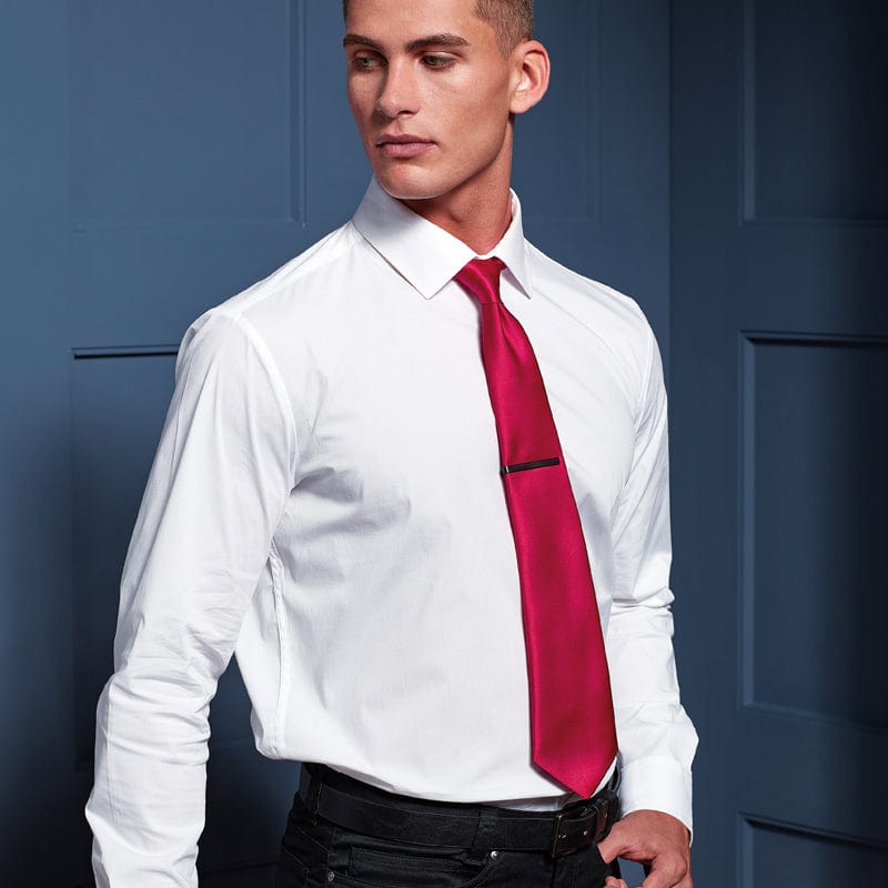 premier colours satin tie pr750