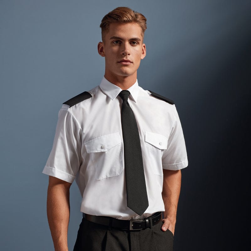premier short sleeve pilot shirt pr212