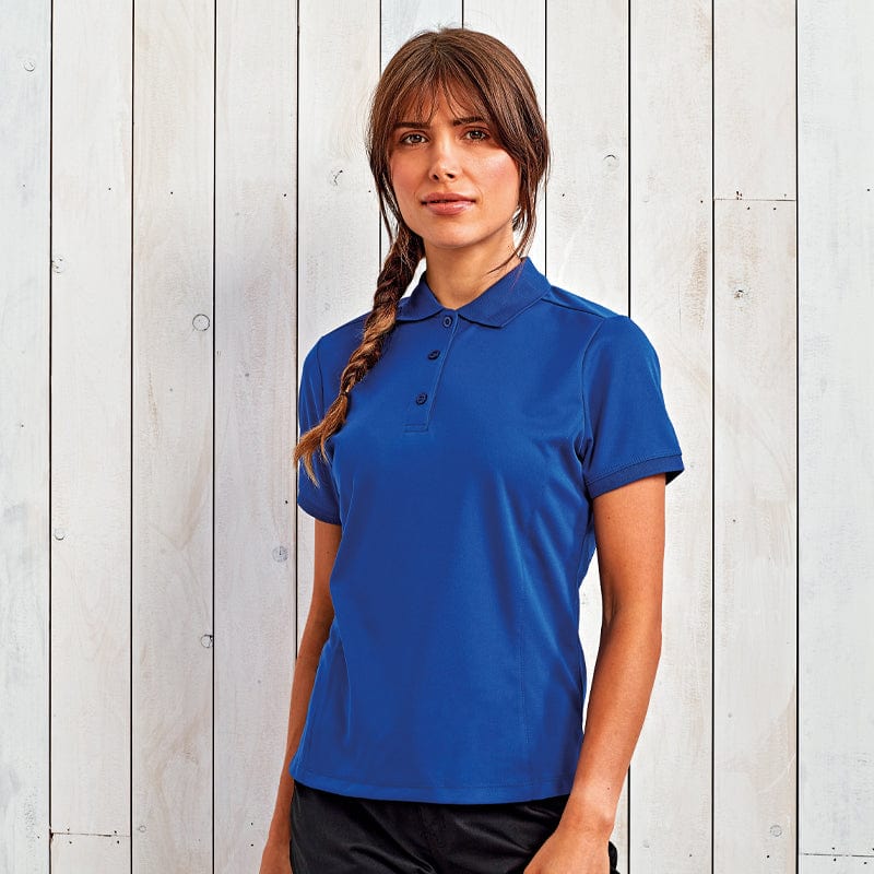 premier women s coolchecker pique polo pr616