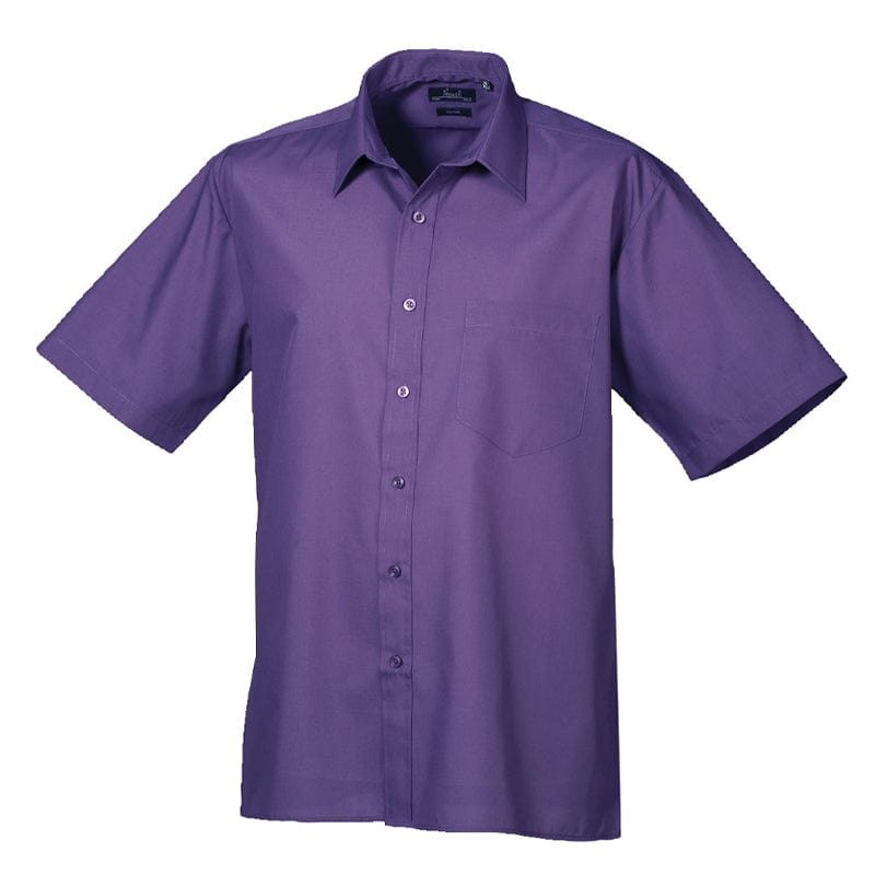 purple mens hospitality shirt