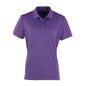purple pique polo pr616
