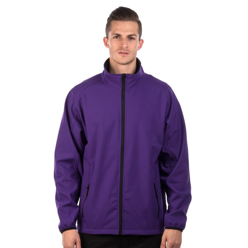 purple printable softshell jacket