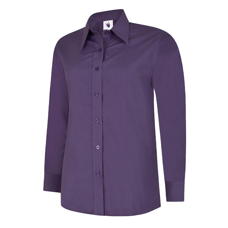 purple uc711 uneek officewear shirt