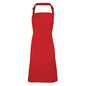 red  hospitality apron