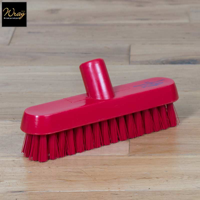 red 23cm deck scrub head