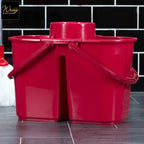 red 8 6 litre mop bucket