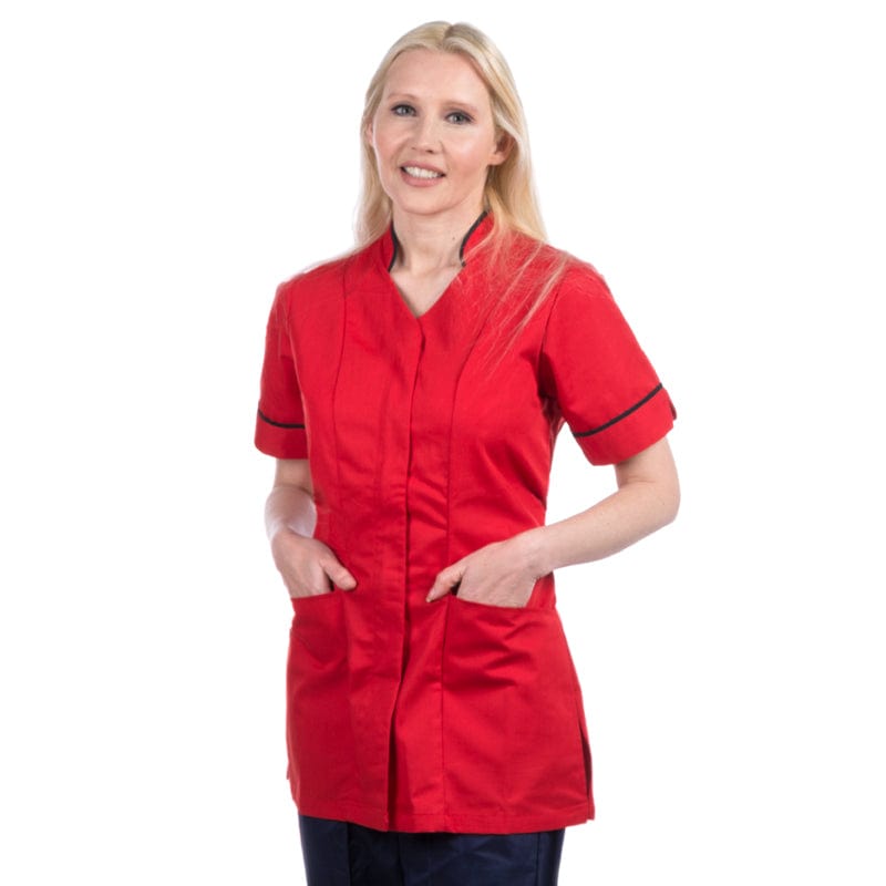 red black r6 nurses therapist tunic