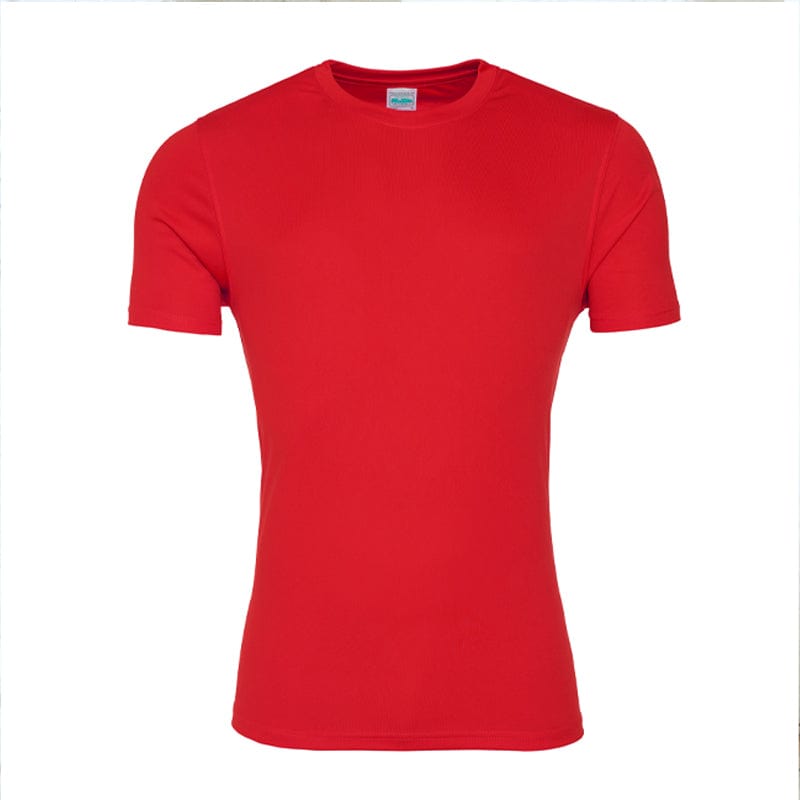 red breathable smooth t shirt