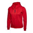 red classic ladies hoodie
