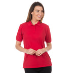 red classic ladies polo kk703