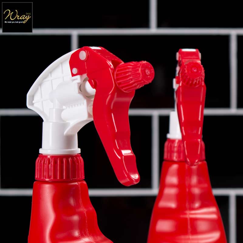red cleaning for washroom trigger