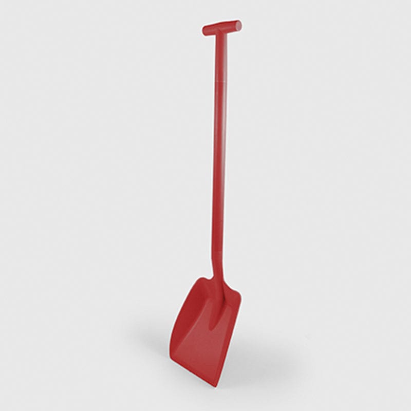 red colour coded hand shovel