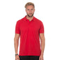 red cotton mens polo shirt
