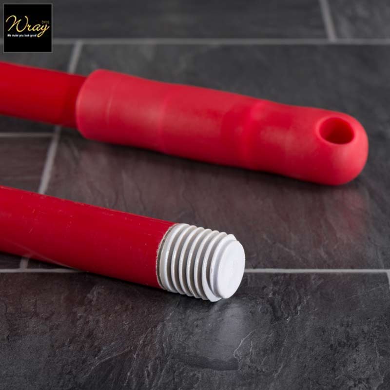 red hand gripped handle