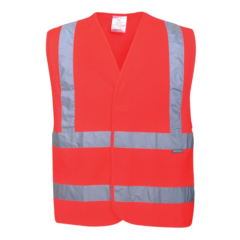 red high vis vest