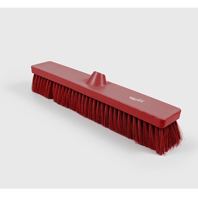 red hygiene platform broom