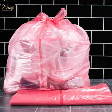 Red Laundry Bags with Dissolving Strip x200