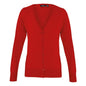 red long sleeve ladies cardigan