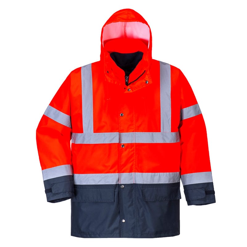 red navy executive 5 in 1 jacket