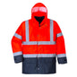 red navy executive 5 in 1 jacket