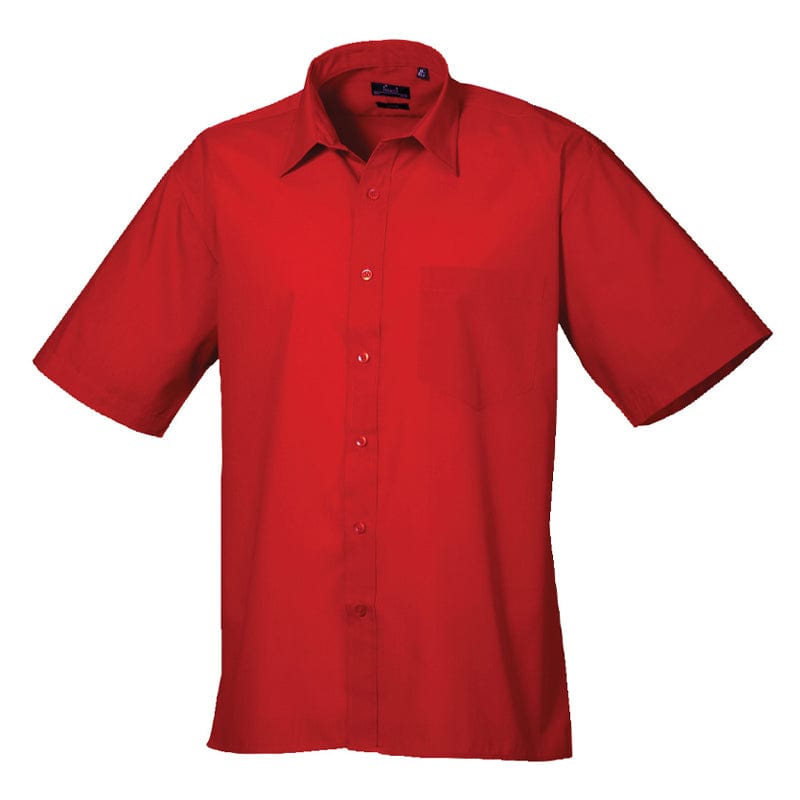 red premier pr202 shirt