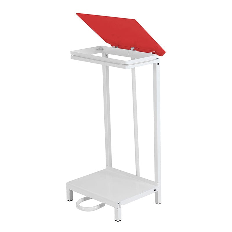 red robust sack holder frame