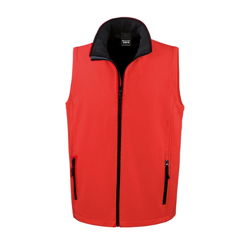 red showerproof windproof bodywarmer