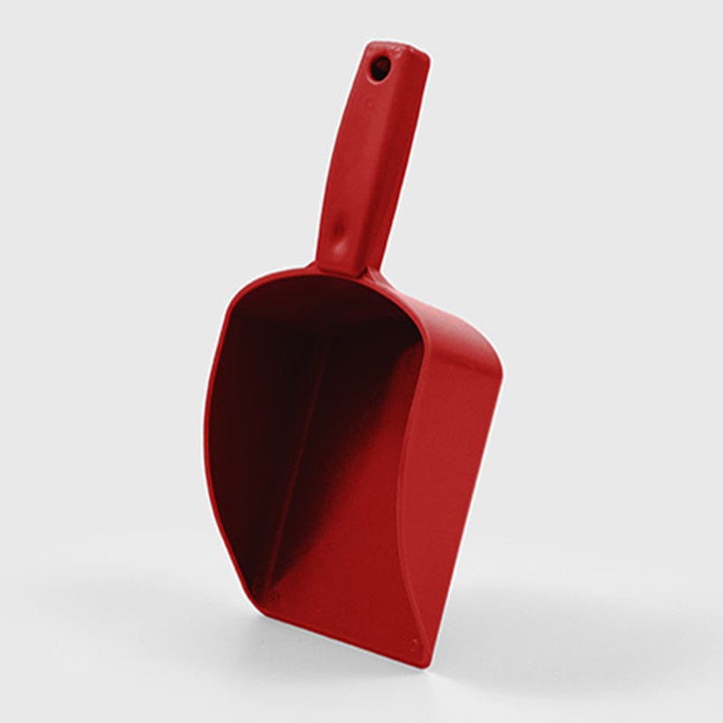 red small seamless hand scoop